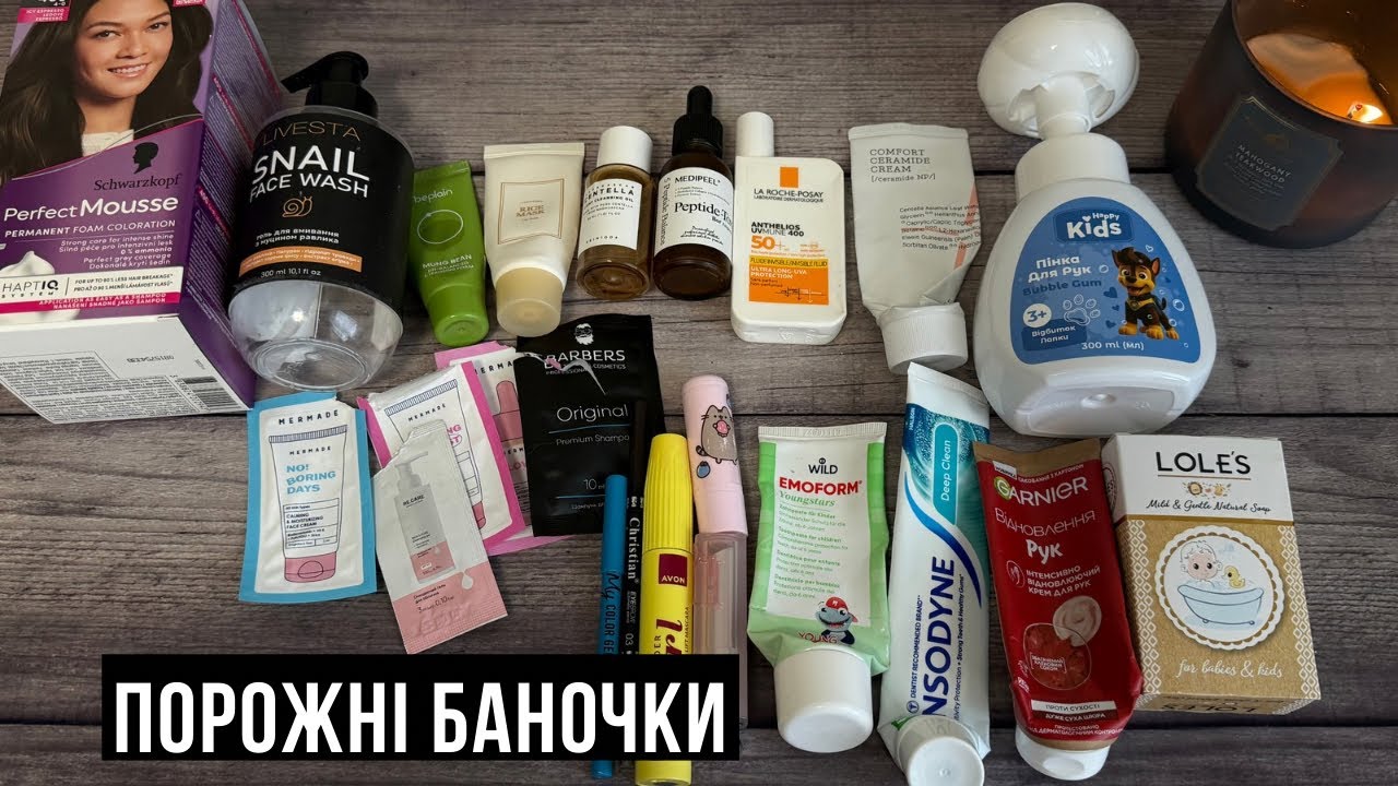 Порожні баночки січня 2026