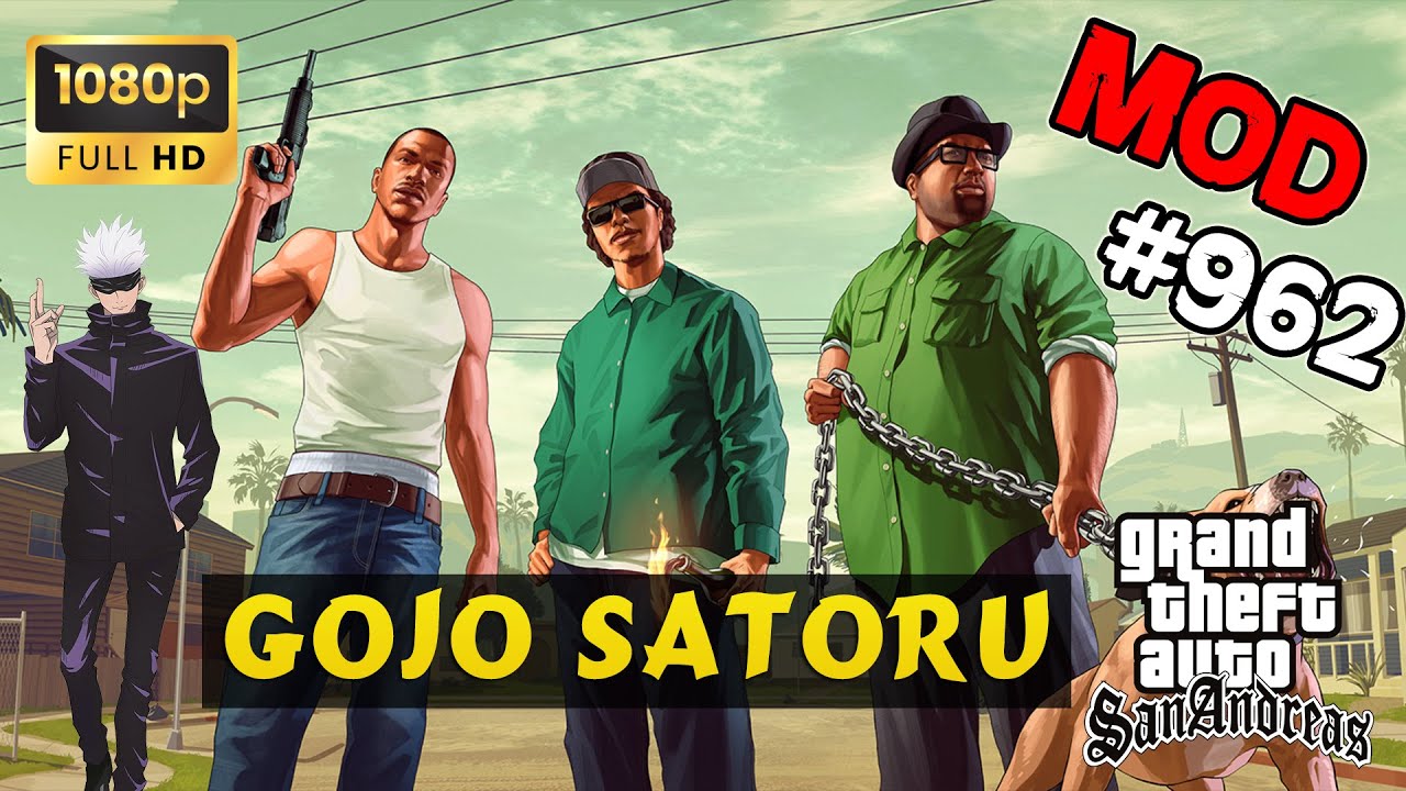 Обзор модов GTA San Andreas #962 – Gojo Satoru