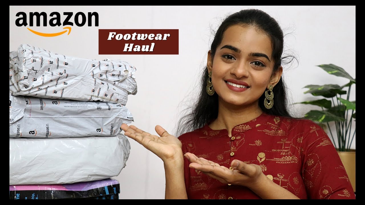 Huge Footwear Haul in tamil Heels Haul in Tamil Amazon Footwear haul in tamil