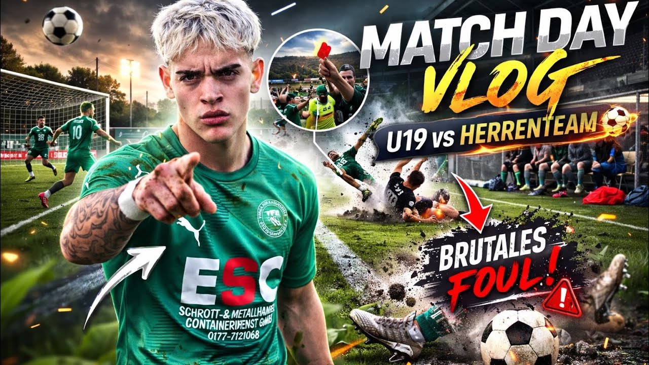 Daniele lernt den HERREN Fu&szlig;ball kennen (geht schief🥲) ￼Matchdayvlog