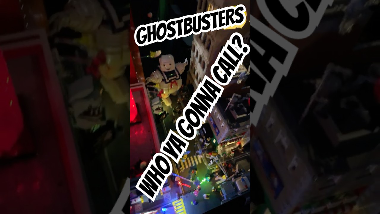 Ghostbusters in Action 👻🍿 #shorts #legoghostbusters #brickrockcity