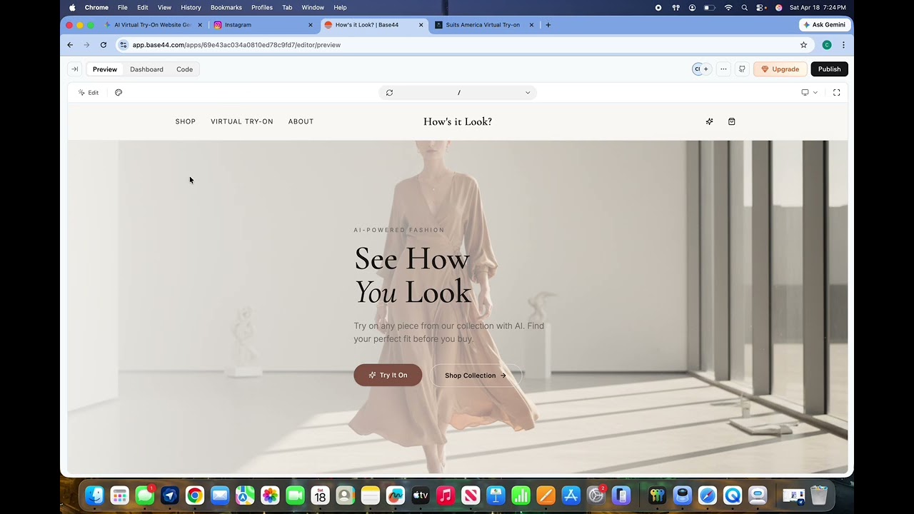 How to Build a Virtual Try-On for Your Fashion Brand (No Code with Base44)