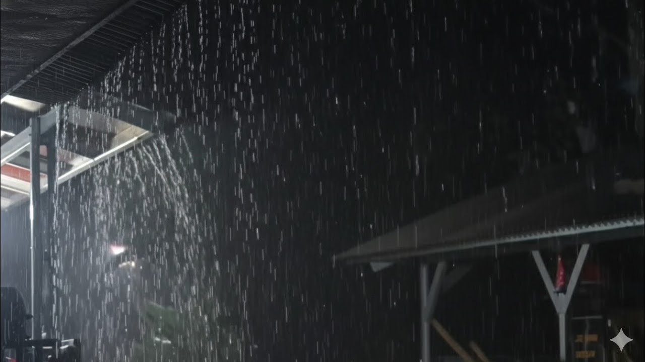 Heavy Rain Tonight, the Most Comfortable Atmosphere for Sleeping and Relaxing