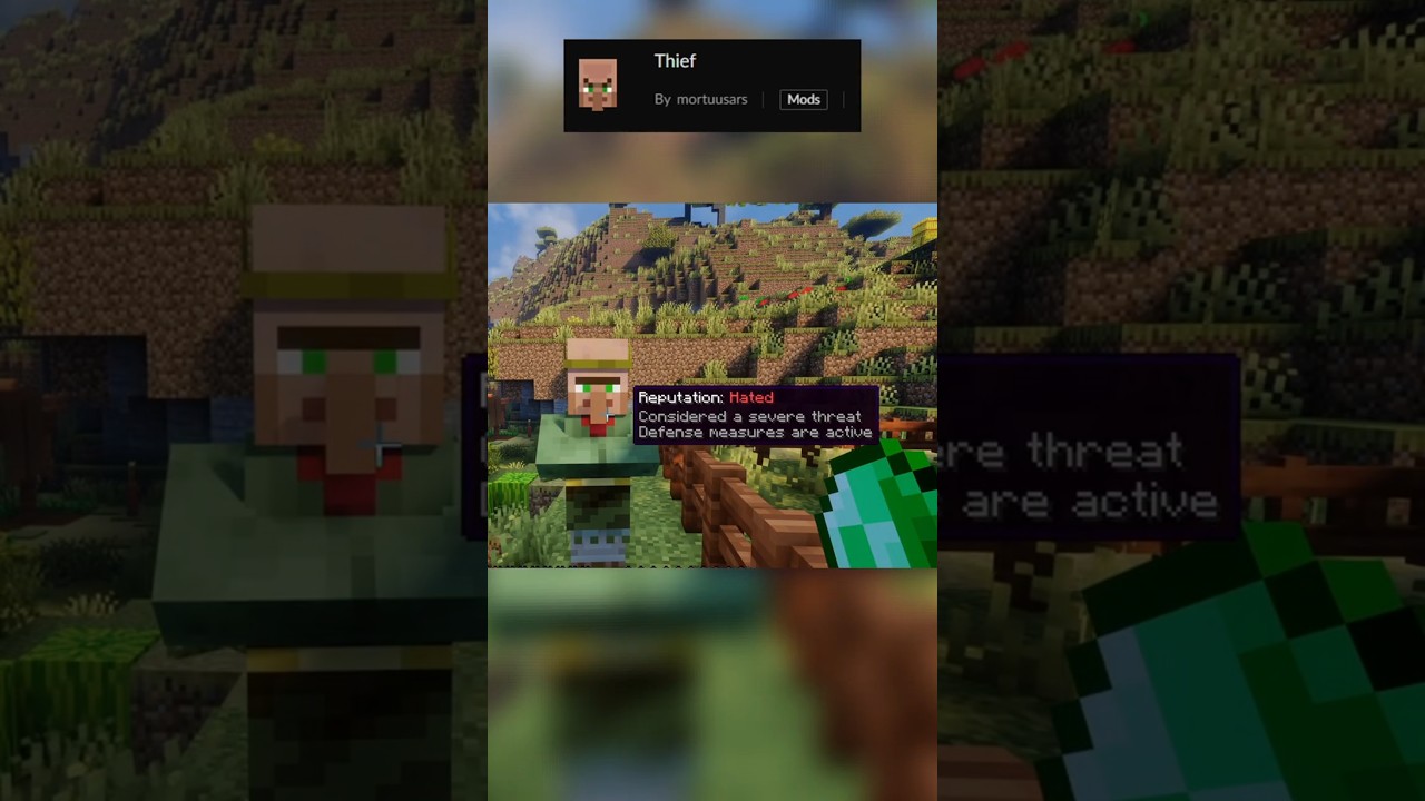 Thief Minecraft Mod #minecraft #minecraftmods