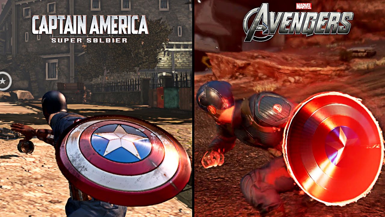 Marvel's Avengers Captain America Vs Captain America Super Soldier | Comparison