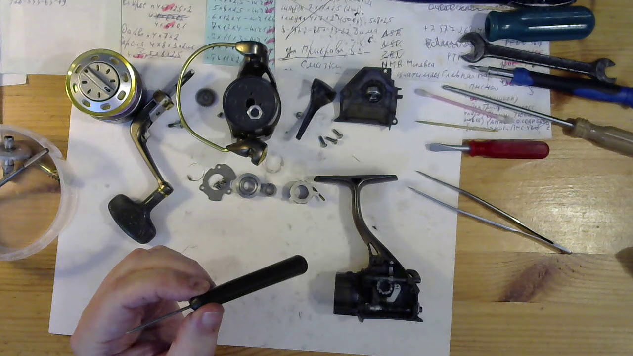 Катушка Ryobi Zauber 3000 = Spro BlueArc 930 - ТО, устранение заводского дефекта.