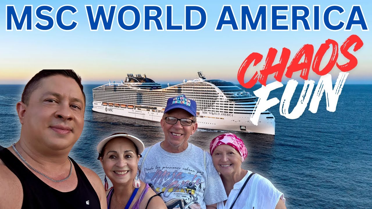 Наше хаотичное плавание на лайнере MSC World America