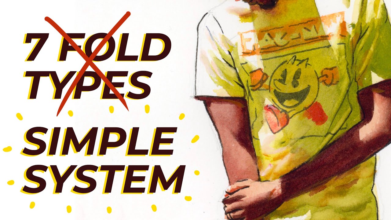 A Simple Way to Draw CLOTHES (not the 7 fold types)