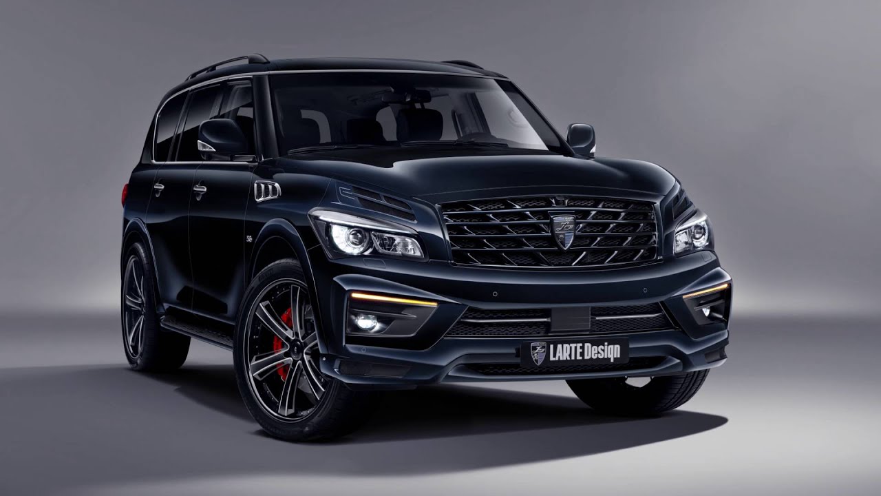 Infiniti QX80 body kit called Missuro by LARTE. New video.