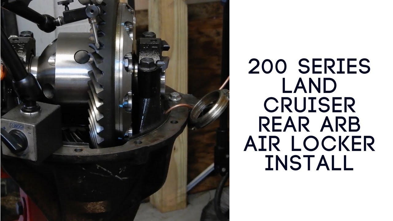 200 Series Land Cruiser Rear Air Locker Install