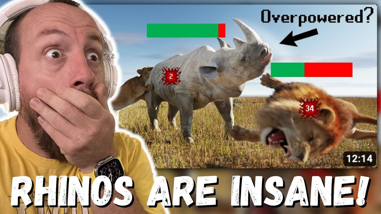 RHINOS ARE INSANE! TierZoo Are Rhinos OP? (FIRST REACTION!)