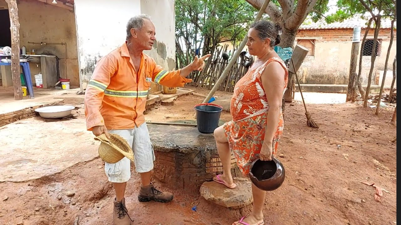 bastidores Seu Mané não deixa A Dona Dúceu lavar a panela!!