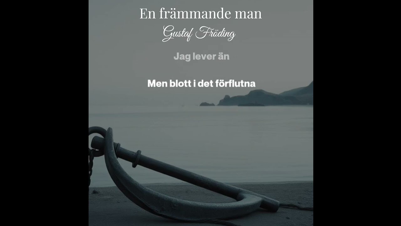 En främmande man. Text: Gustaf Fröding. Musik: Rollson samskapad med Suno.