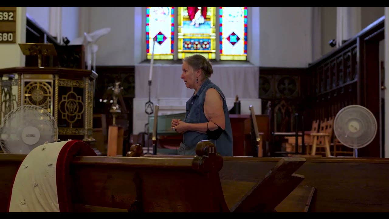 A tour of Christ Church in Montpelier, Vermont after the floods