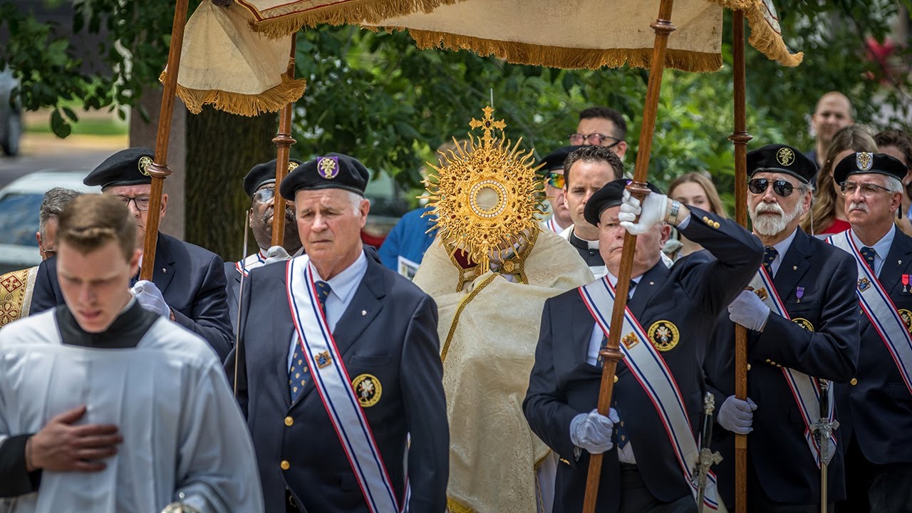 Corpus Christi procession at Cathedral Basilica of Saint Louis
