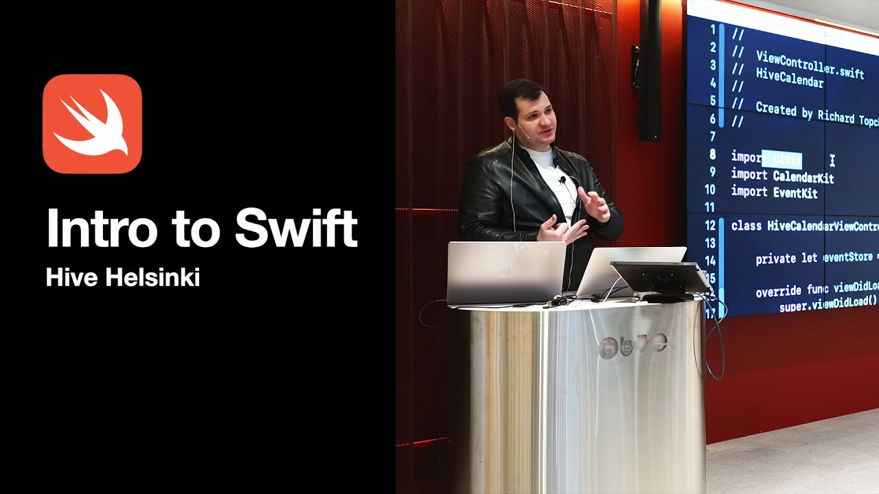 Intro to Swift and Xcode - Live Programming at Hive Helsinki