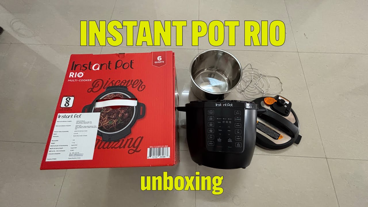 🔥 Unboxing the Instant Pot RIO: The 7-in-1 Kitchen Game-Changer! 🍲⚡ #MultiCooker
