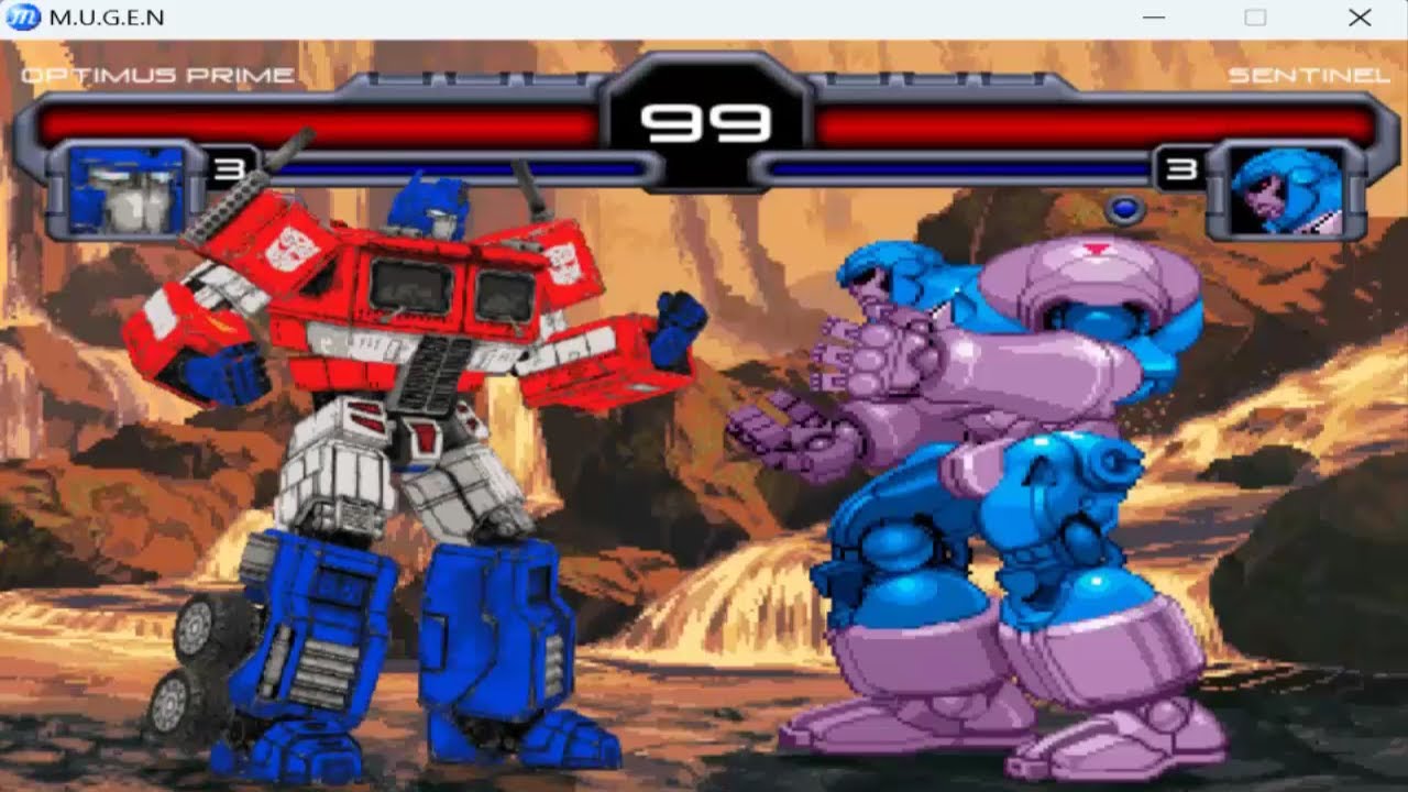 Optimus Prime vs Sentinel INSANE ROBOTS WARS😤 Marvel vs Transformers Mugen