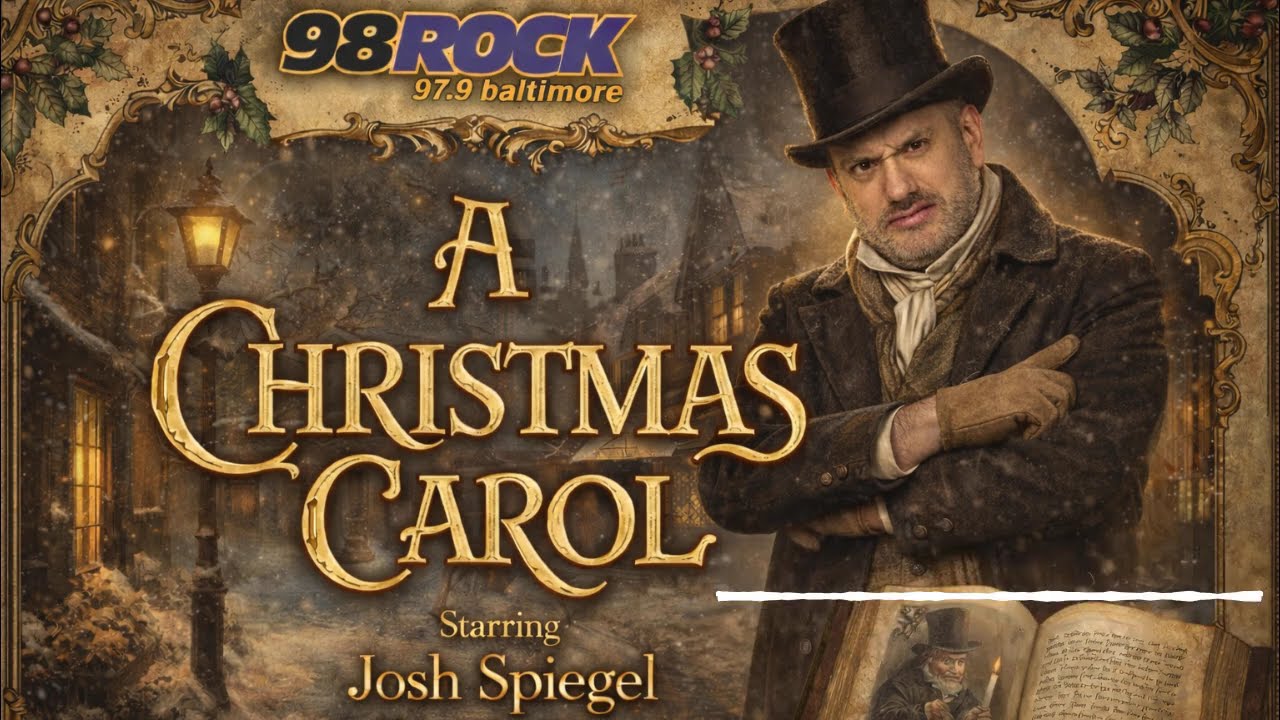 98 Rock&rsquo;s A Christmas Carol 🎄 | Starring Josh Spiegel as Ebenezer Scrooge (Full Radio Show)
