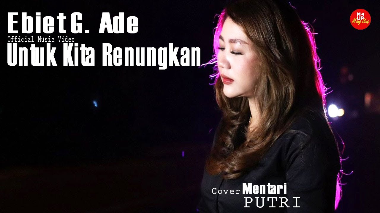 Ini Beneran !!! Penjual Mie Ayam Cantik Cover Lagu Ebiet G. Ade - Untuk Kita Renungkan (With Lyric)