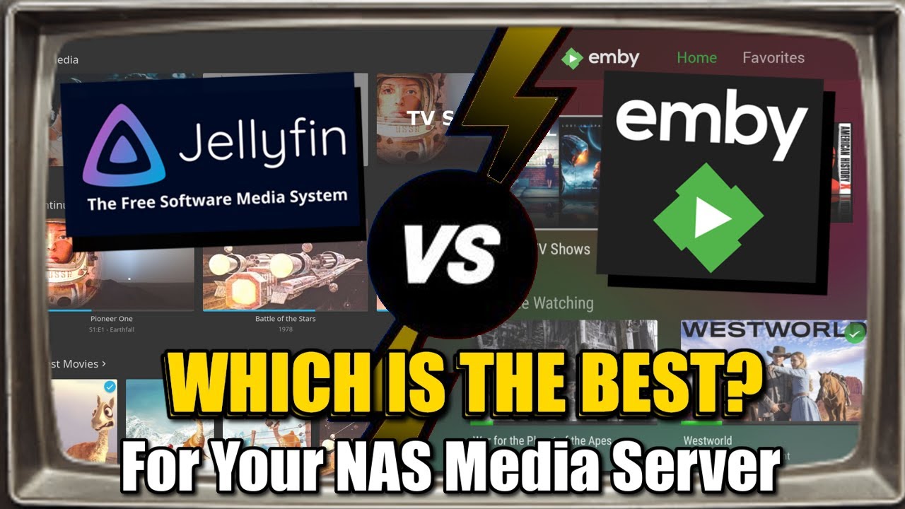 Emby vs Jellyfin - Which Should You Use on Your NAS