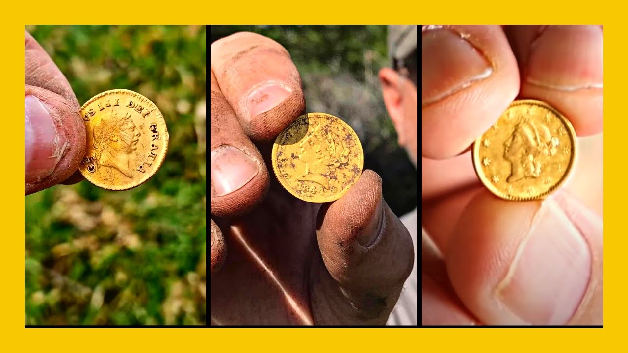 Gold Galore!  Unbelievable GOLD COINS Found METAL DETECTING
