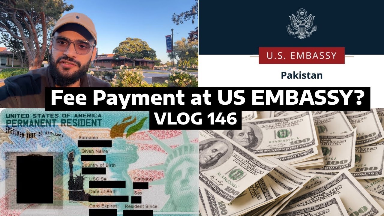 🇺🇸 🇵🇰 Do you pay FEE at US Embassy Islamabad? - Pakistani Spousal Visa - Green Card Fee  - 146