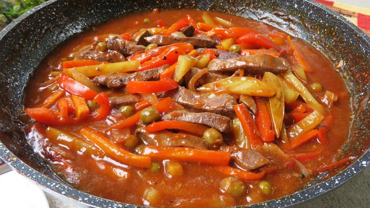 Pork Liver Afritada