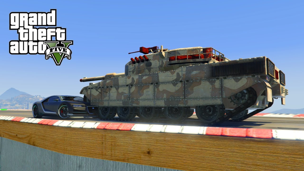 GTA V - FACE TO FACE TANK RACE!