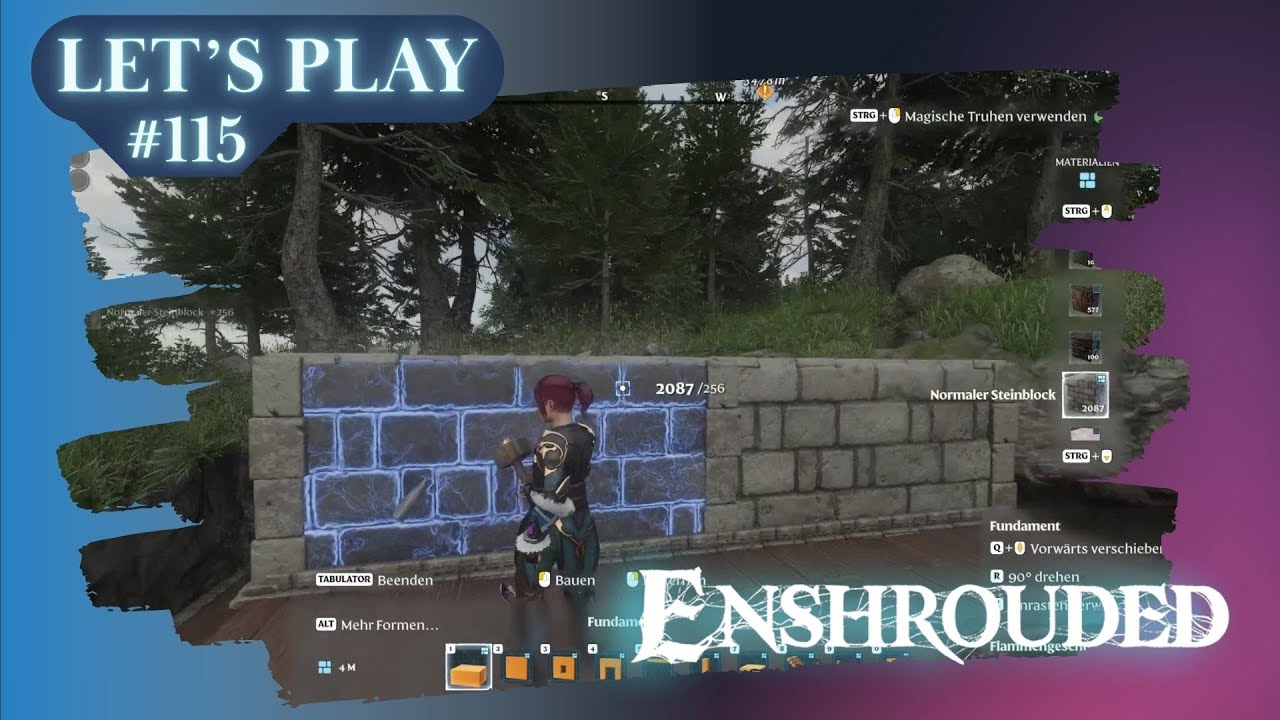Enshrouded #115 Das Erdgeschoss wird geplant