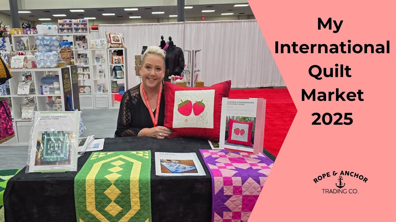 My International Quilt Market 2025, with Tracy Perks, Quilt Pattern Designer