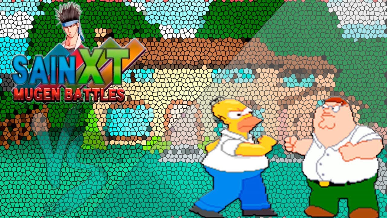 MUGEN HOMERO SIMPSON VS PETER GRIFFIN REMAKE