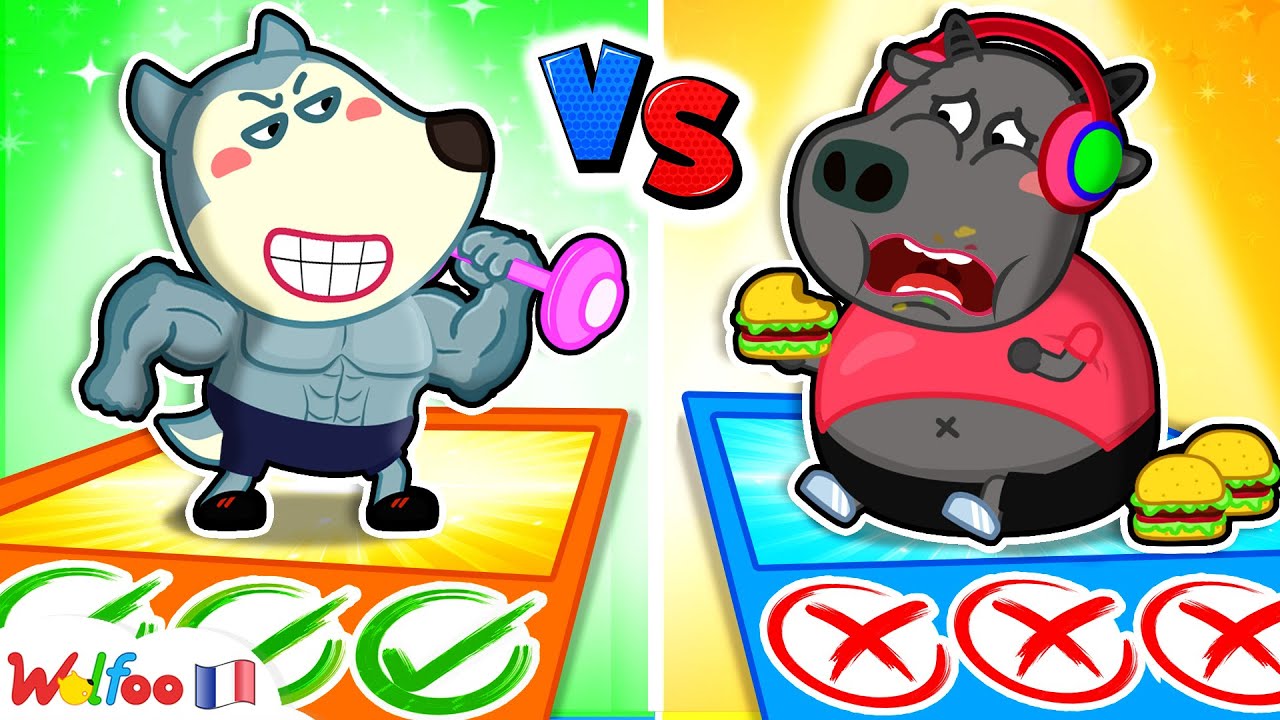 Alimentation Saine vs Malbouffe - Wolfoo Apprend Des Habitudes Saines 🎉 Collection D'épisodes