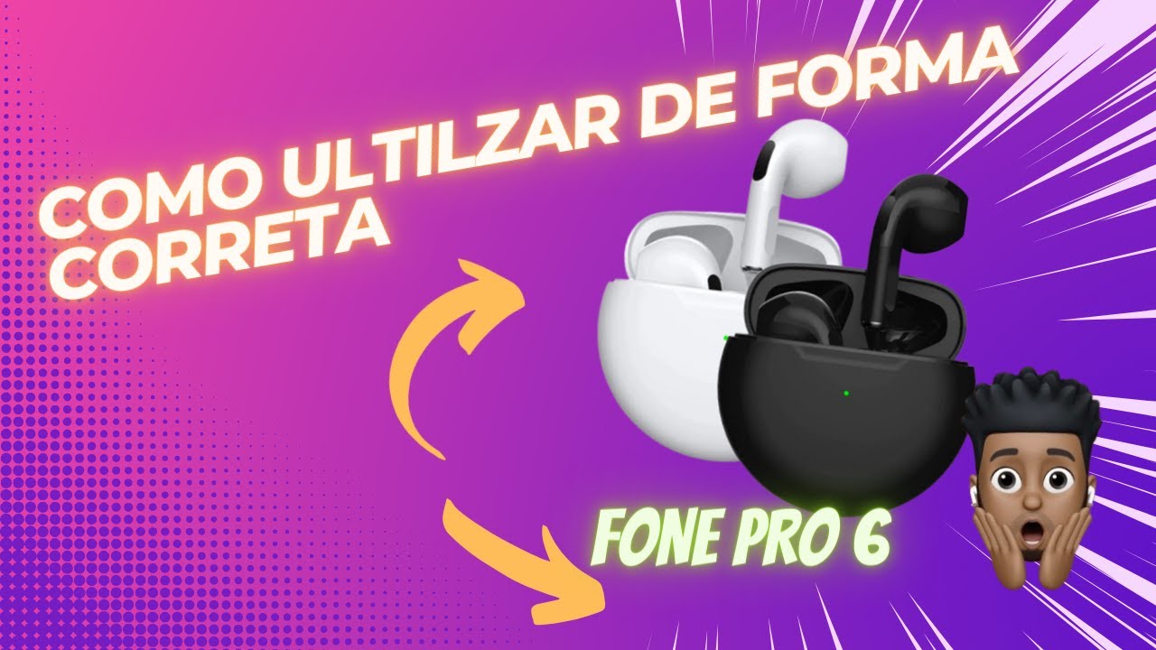 COMO USAR O FONE BLUETOOTH PRO 6