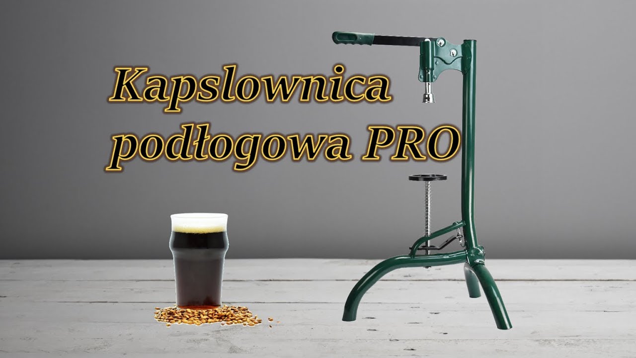 Kapslownica podłogowa PRO