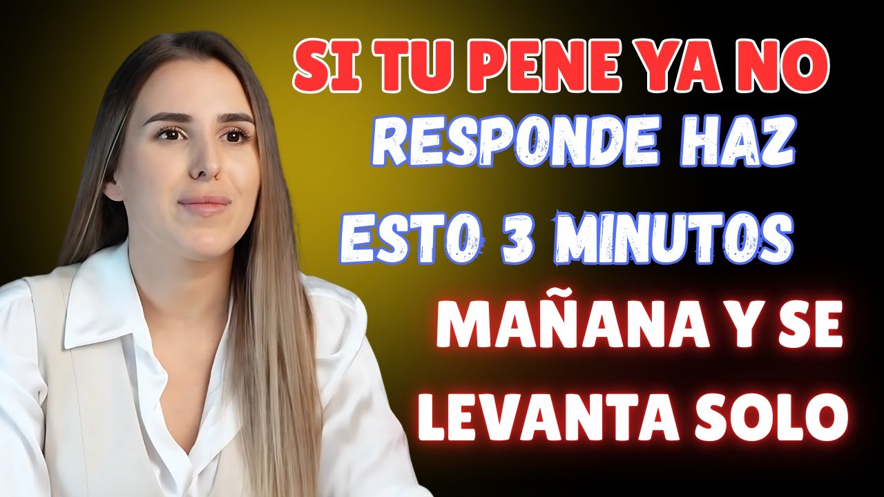 Haz esto durante 3 minutos cada mañana y mira cómo recuperas tu potencia masculina