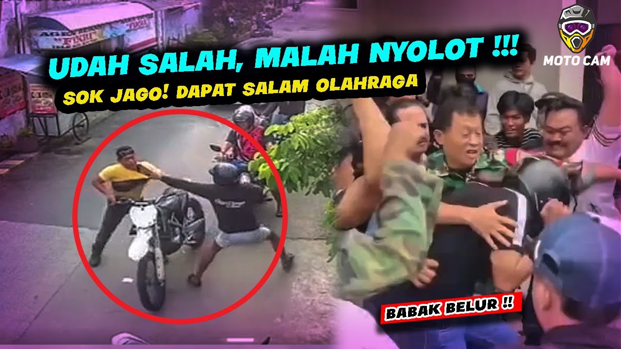 ABANG JAGO KENA MENTAL‼️ Akibat Arogan Nyolot Meski Salah, Endingnya Tumbang Dihaj4r Satu Kampung