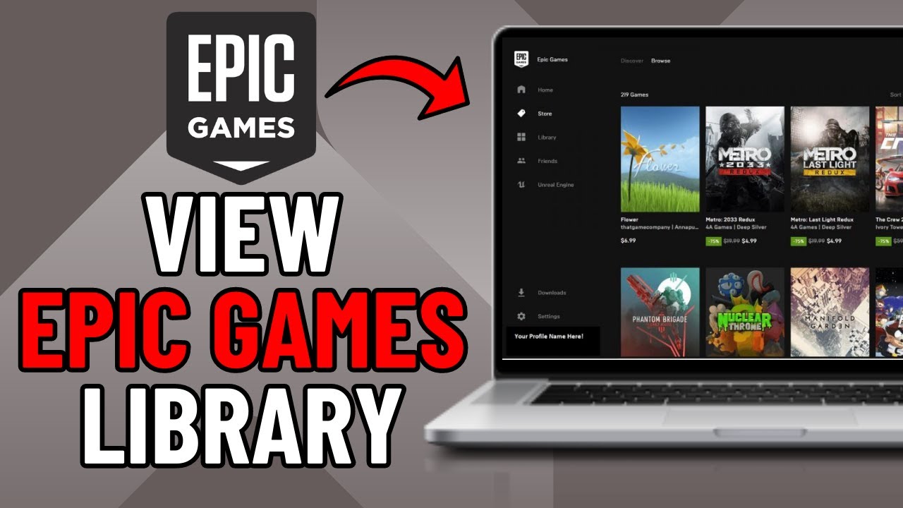 HOW TO VIEW EPIC GAMES LIBRARY ON LAPTOP 2026! (FULL GUIDE)