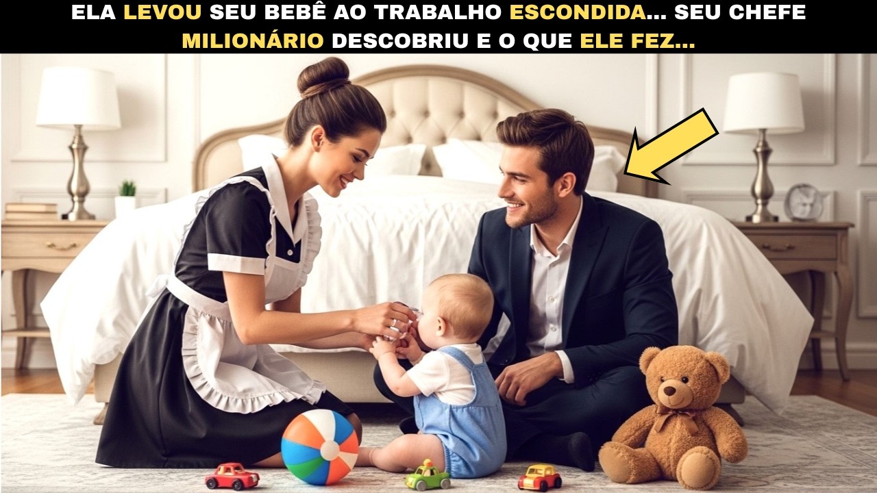 ELA LEVOU SEU BEBÊ AO TRABALHO ESCONDIDA… SEU CHEFE MILIONÁRIO DESCOBRIU, E O QUE ELE FEZ...