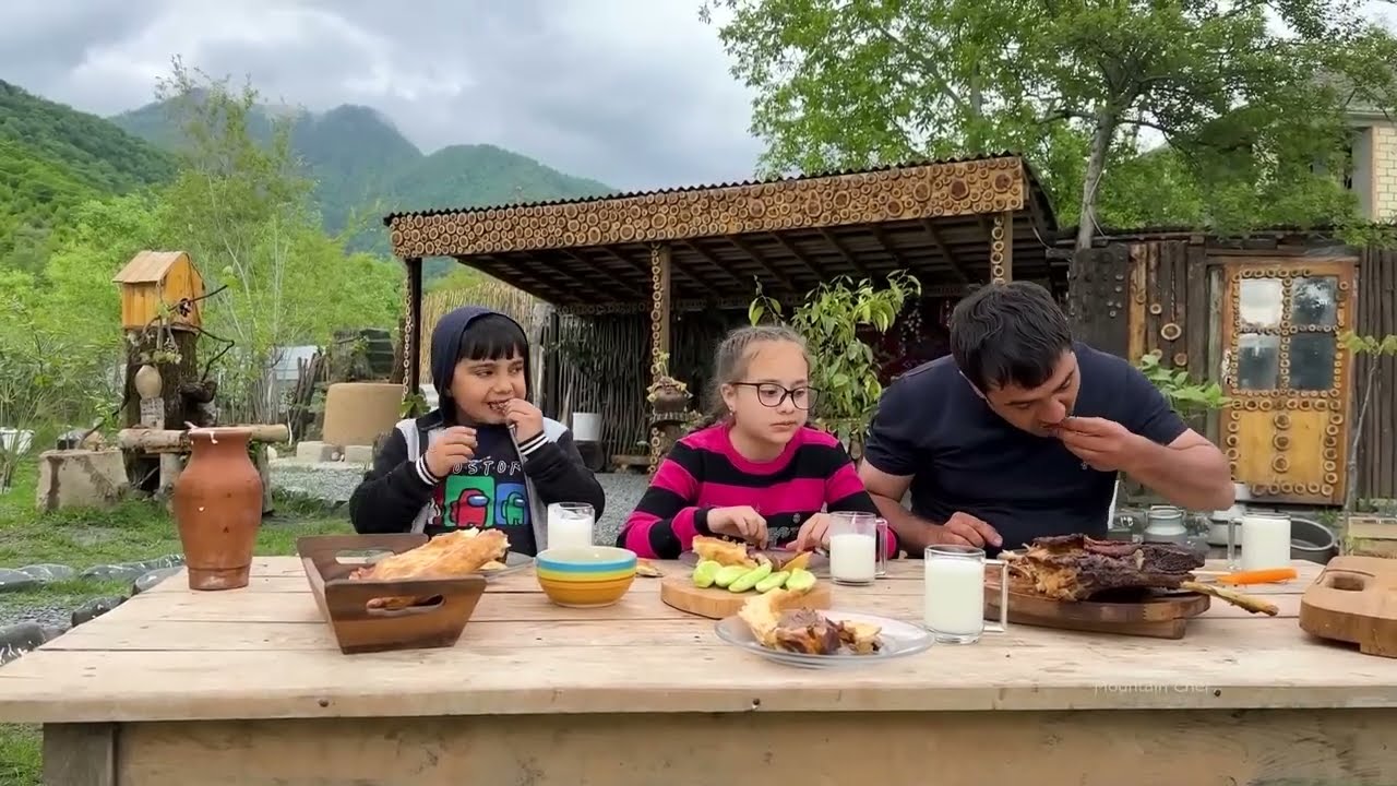 The Mountain Chef’s Ultimate Beef Feast! 🔥 Cooking a MASSIVE Cow Leg over Open Fire 🏔️🥩