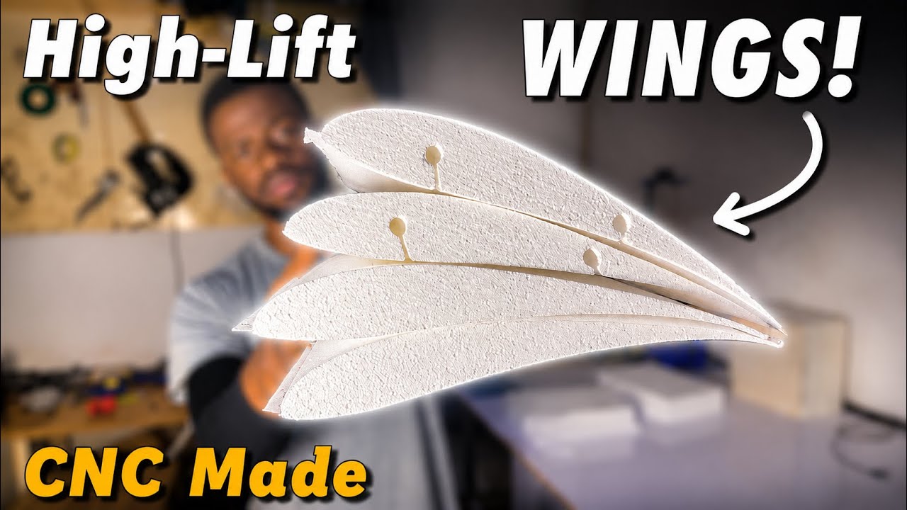 Making a High-Lift RC Wings from EPS Styrofoam… New Video