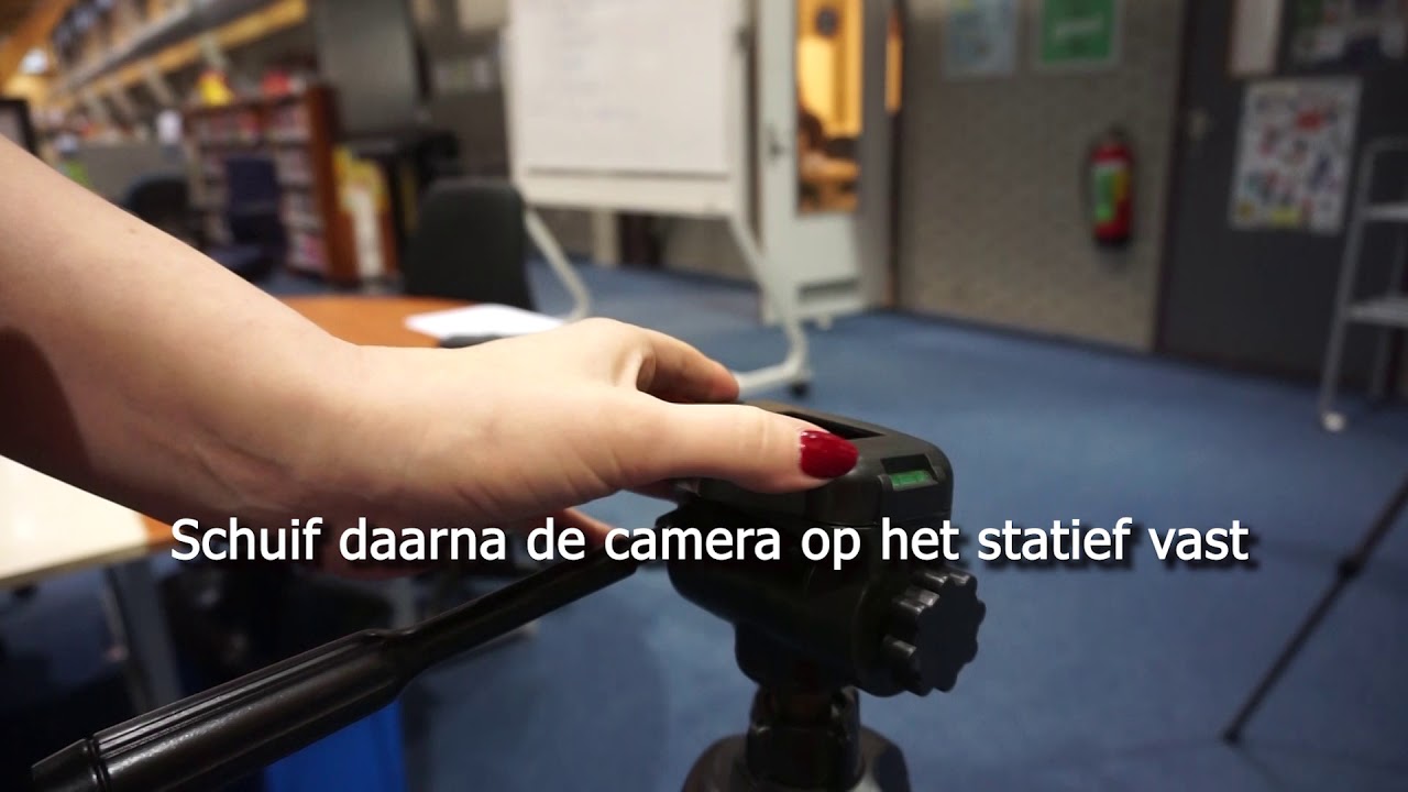 Instructiefilmpje statief & camera