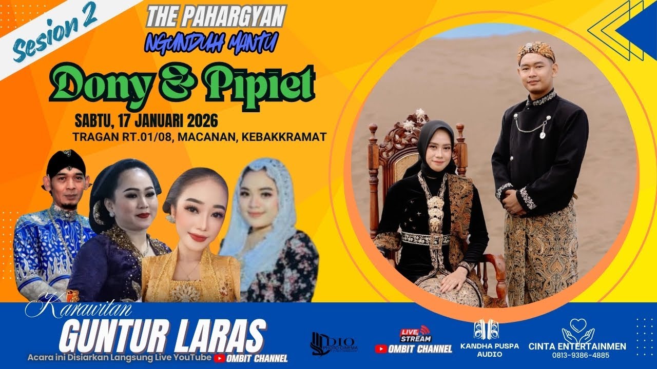 🔴 LIVE KRWT GUNTUR LARAS  Wedding  
