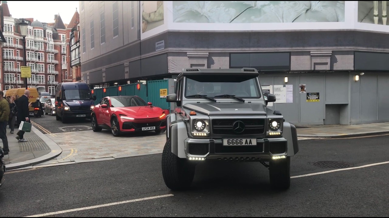 Car Spotting Luxury Cars in London | Corniche, Silver Shadow II, Mulsanne, Maybach, Purosangue....