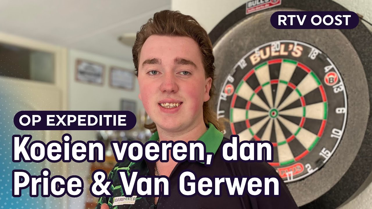 Dartende boer Danny Jansen (19) bestormt de PDC-wereldtop (ENG SUBS) | RTV Oost