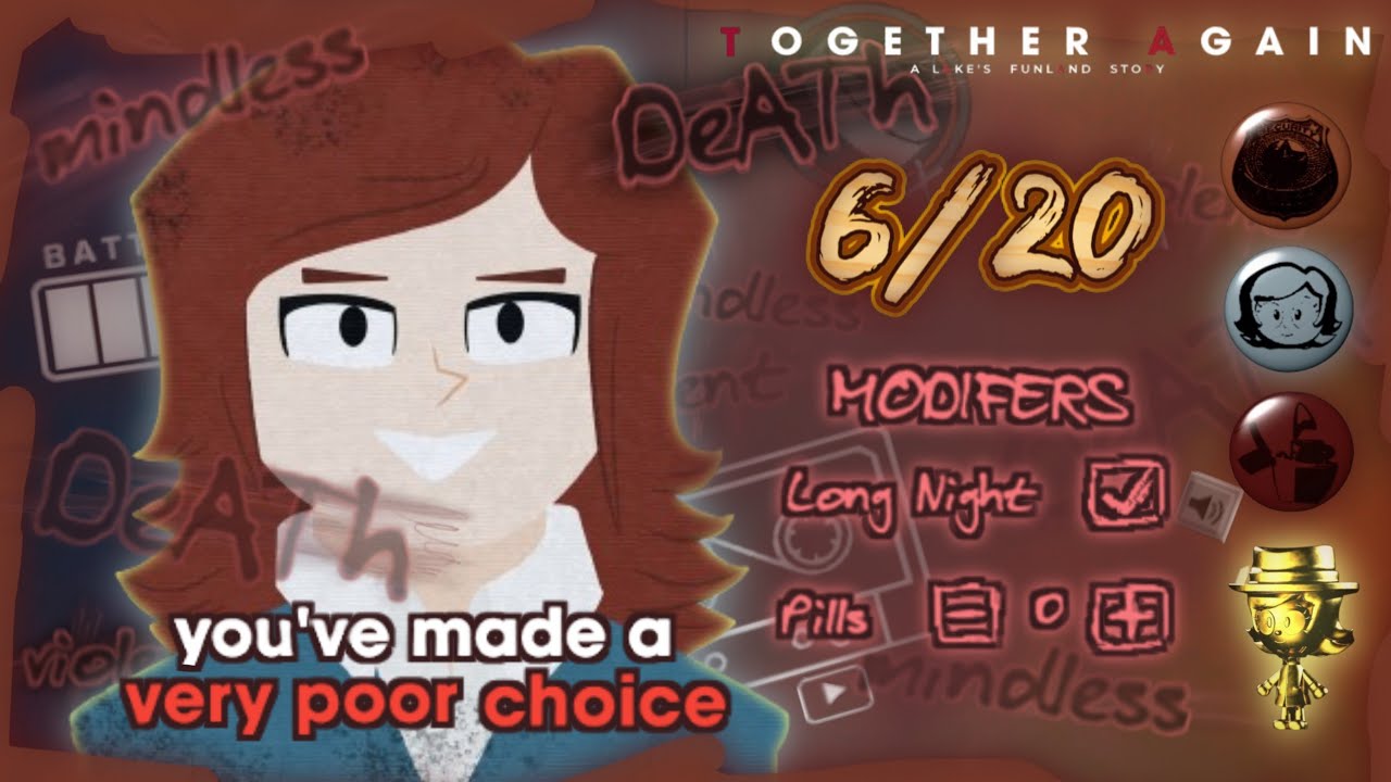 Together Again: A Lake's Funland Story || Hardest 6/20 Mode Completed!!