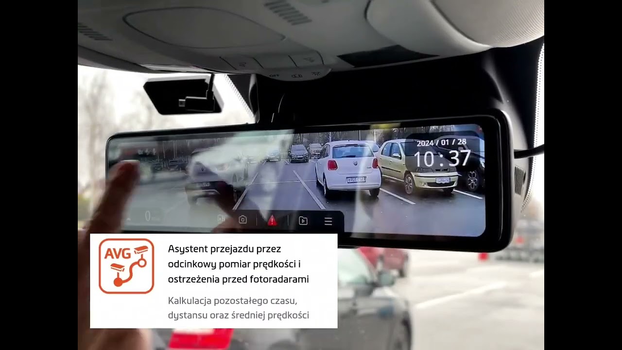 Mio MiVue R850T - Zintegrowana kamera samochodowa Premium 2.5K