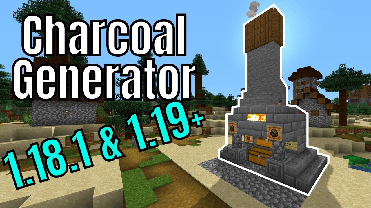 Minecraft | Charcoal Generator 1.18 | easy to build