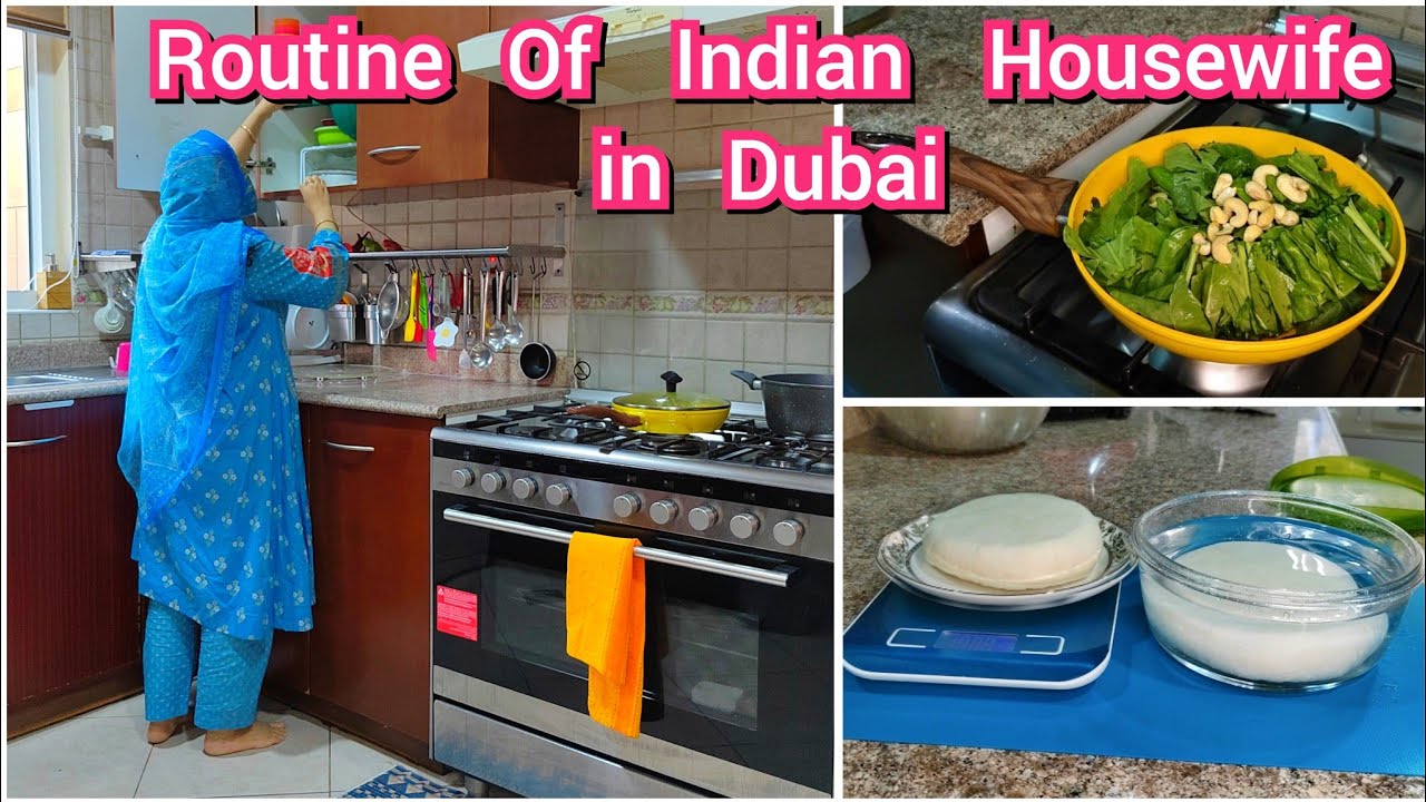Routine Of Indian Housewife in Dubai/Homemade Fresh Paneer/Zaeem's Admission /NRI Mom in Dubai .
