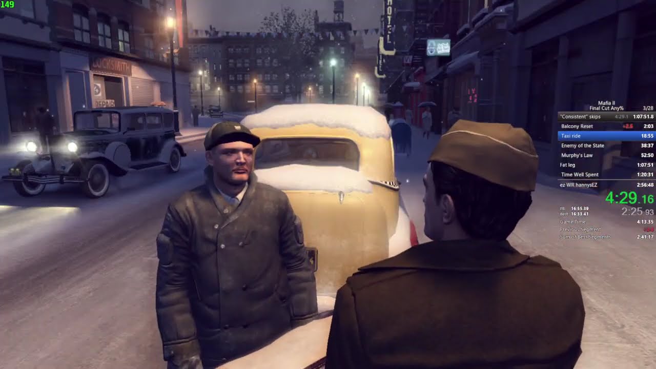 Mafia II Final Cut v1.2 Any% in 2:42:22 RTA